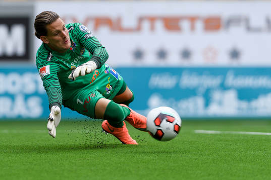 Falkenbergs målvakt Otto Martler