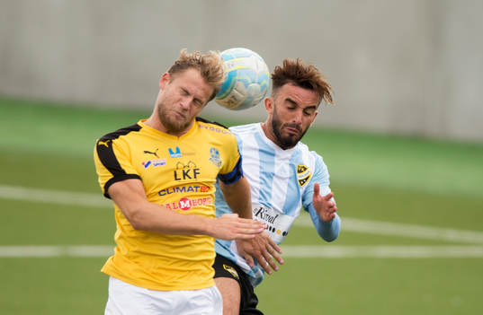i fotbollsmatchen i division 2 mellan Lunds BK och IFK