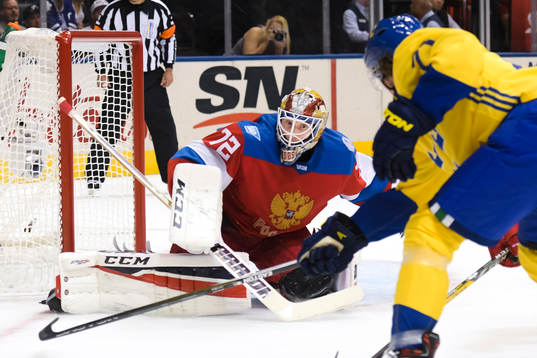 Rysslands målvakt Sergei Bobrovsky