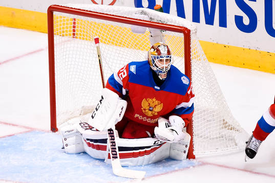 Rysslands målvakt Sergei Bobrovsky