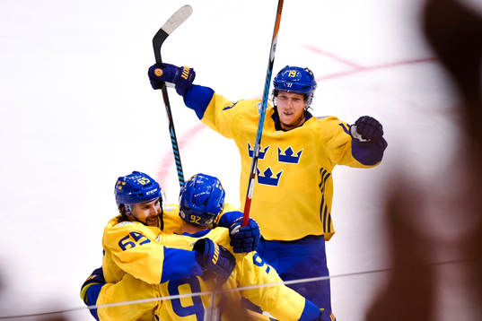 Sveriges Erik Karlsson , Gabriel Landeskog och Nicklas