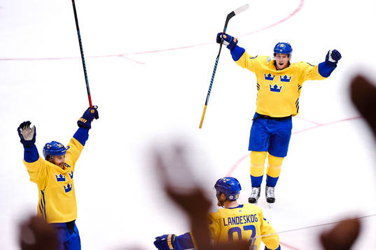 Sveriges Erik Karlsson , Gabriel Landeskog och Nicklas