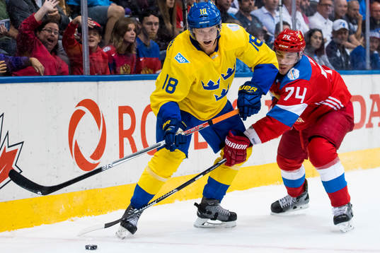 Sveriges Jakob Silfverberg och Rysslands Alexei Emelin