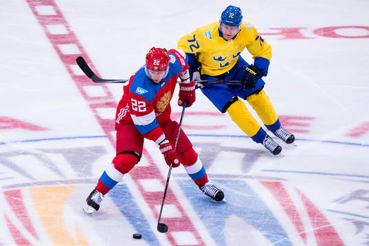 Rysslands Zaitsev och Sveriges Patric Hörnqvist