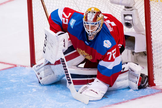 Rysslands målvakt Sergei Bobrovsky