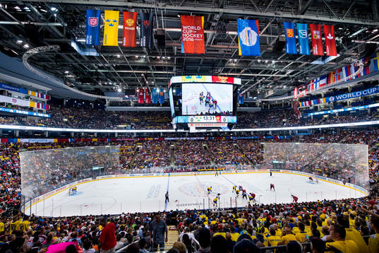 Interiörbild över Air Canada Center