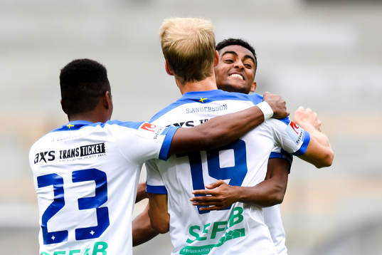 Norrköpings Niclas Eliasson , Sebastian Andersson och