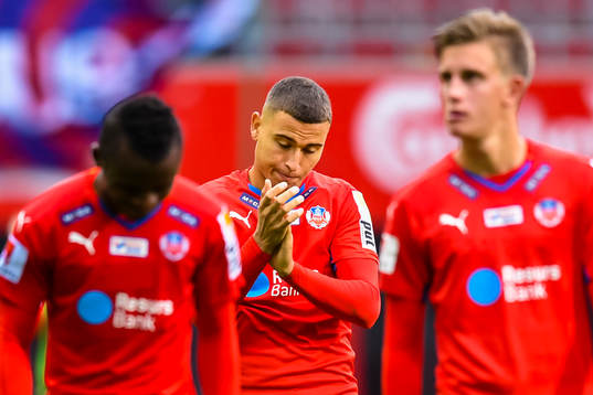 Helsingborgs Monday Samuel , Jordan Larsson och Felix