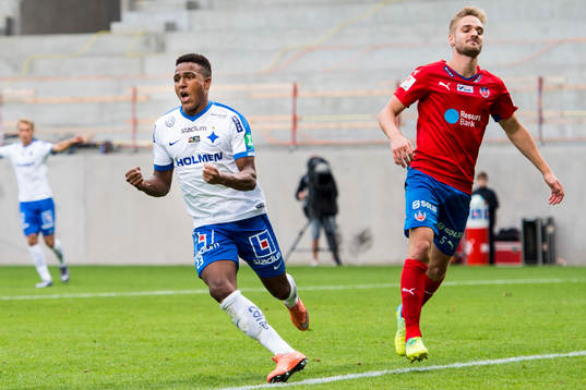 Norrköpings Niclas Eliasson jublar
