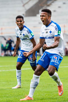 Norrköpings Niclas Eliasson jublar