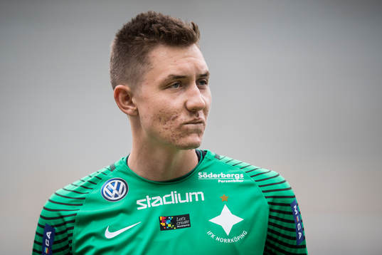Norrköpings målvakt Andreas Vaikla
