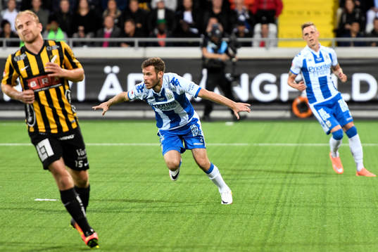 IFK Göteborgs Emil Salomonsson jublar