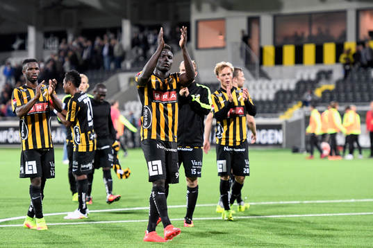 Häckens Alhassan Kamara tackar publiken