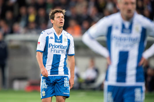 IFK Göteborgs Mads Albaek deppar