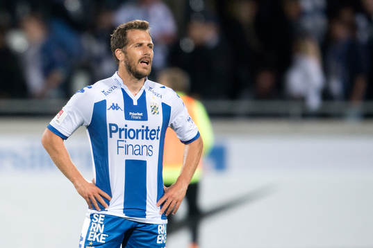 IFK Göteborgs Tobias Hysén deppar