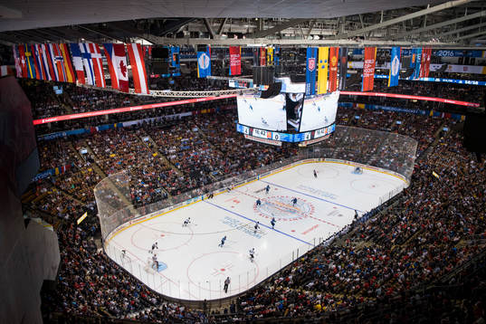 Interiörbild över Air Canada Center