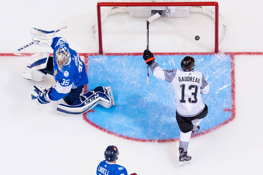 Nordamerikas Johnny Gaudreau gör 2-0 bakom Finlands