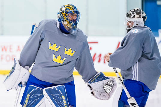Bläddra bland fler bilder av Ishockey, World Cup of Hockey, Dag 3, Sverige, Träning