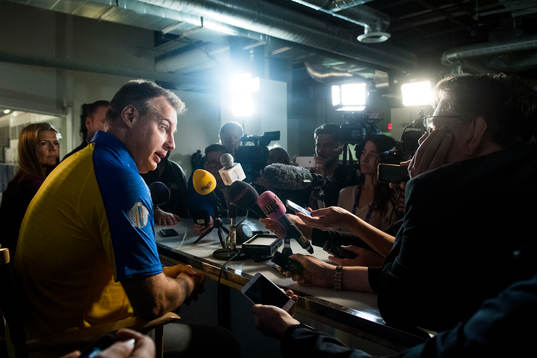 Sveriges förbundskapten Rikard Grönborg