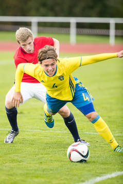 Sveriges Samuel Ohlsson i fotbollsmatchen mellan Sverige