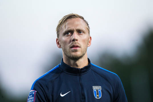 Sirius Christer Gustafsson innan fotbollsmatchen i