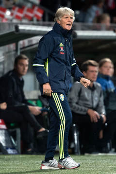 Sveriges förbundskapten Pia Sundhage