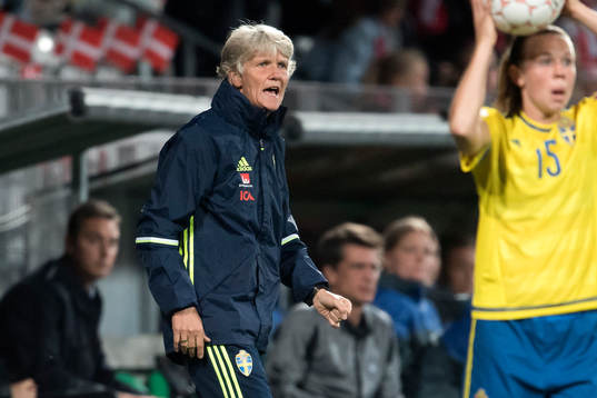 Sveriges förbundskapten Pia Sundhage
