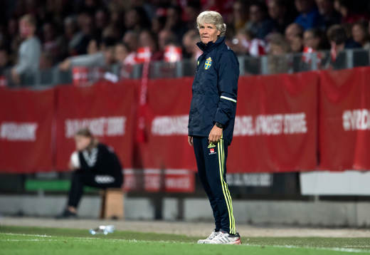 Sveriges förbundskapten Pia Sundhage
