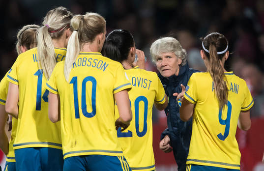 Sveriges förbundskapten Pia Sundhage