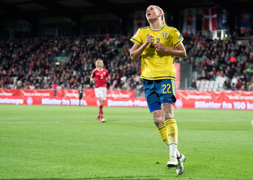Sveriges Olivia Schough deppar