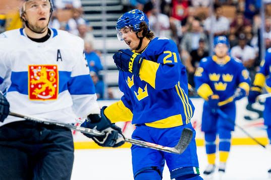 Sveriges Loui Eriksson jublar