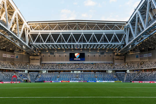 Ett tomt Tele2 Arena