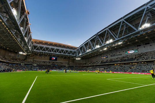 s spelare värmer upp