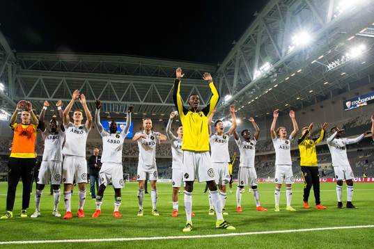 s Alexander Isak jublar