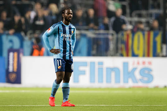 Djurgårdens Amadou Jawo deppar