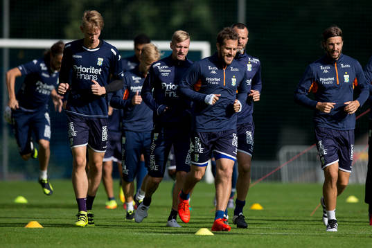 IFK Göteborgs målvakt Pontus Dahlberg, Tobias Hysén och