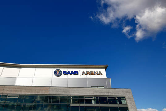 SAAB Arena före ishockeymatchen i SHL mellan Linköping