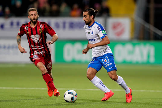 Östersunds Andrew Stadler och Norrköpings Christopher Telo