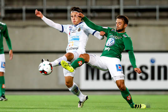 Jönköpings Robert Gojani och Gefles Simon Skrabb
