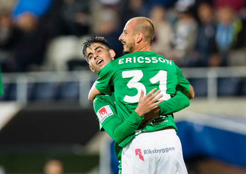 Jönköpings Pär Eriksson (h) gör 0-1