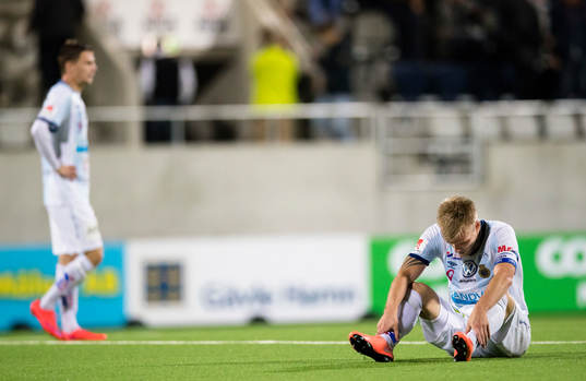 Gefles Robin Nilsson ser deppig ut