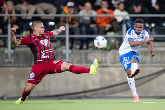 Östersunds Douglas Bergqvist mot Norrköpings Niclas