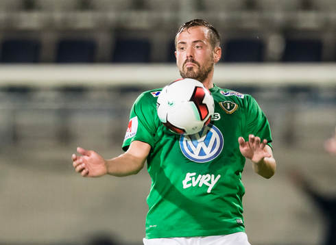 Jönköpings Fredric Fendrich med boll
