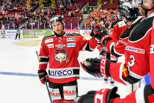 Malmö Redhawks Ilari Filppula jublar