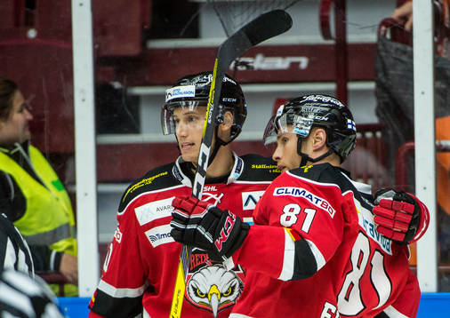 Malmö Redhawks Ilari Filppula jublar