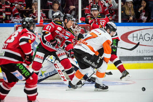 Malmö Redhawks André Benoit, Ilari Filppula och Johan