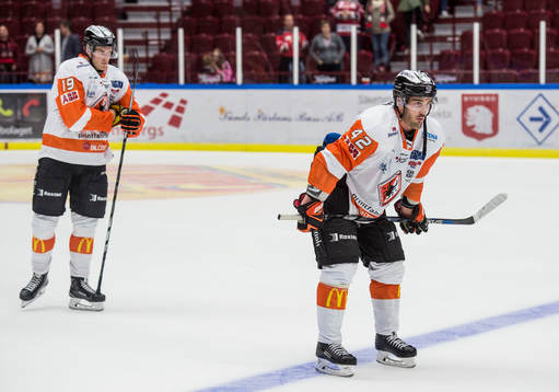 Karlskronas Kristoffer Söder och Niklas Arell deppar