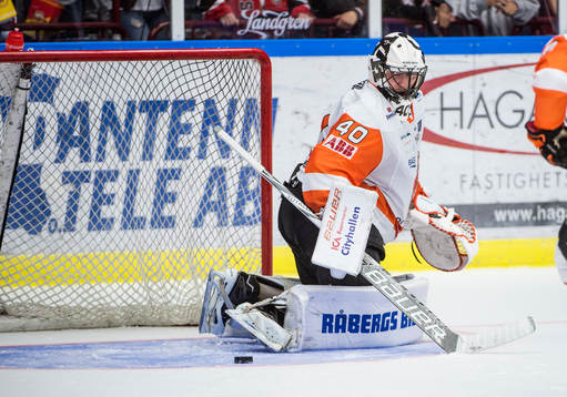 Karlskronas målvakt Johan Holmqvist