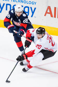 s Patrick Kane och Kanadas John Tavares