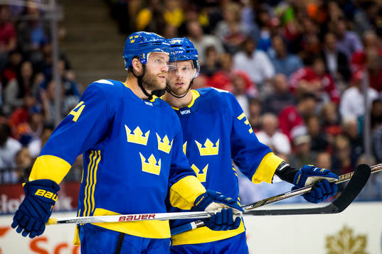 Sveriges Mattias Ekholm och Carl Söderberg